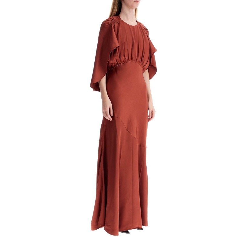 maxi dress eden with cape sleeves