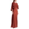 maxi dress eden with cape sleeves