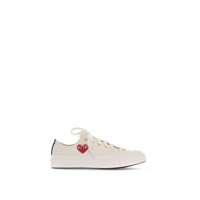 chuck 70 low-top sneakers comme des garçons play x converse