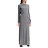 long-sleeved jersey dress