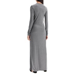 long-sleeved jersey dress