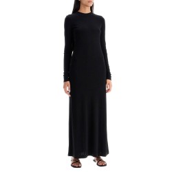 long-sleeved jersey dress