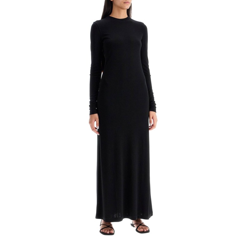 long-sleeved jersey dress