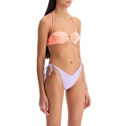 "penny two-tone bikini set