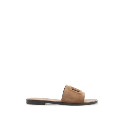 "dg logo suede slides for stylish