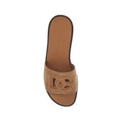 "dg logo suede slides for stylish