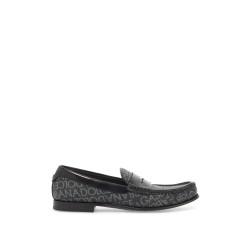 jacquard canvas loafers