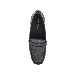 jacquard canvas loafers