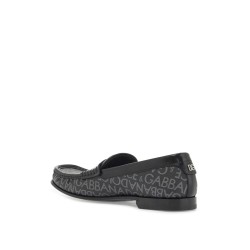 jacquard canvas loafers