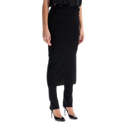 draped pant skirt