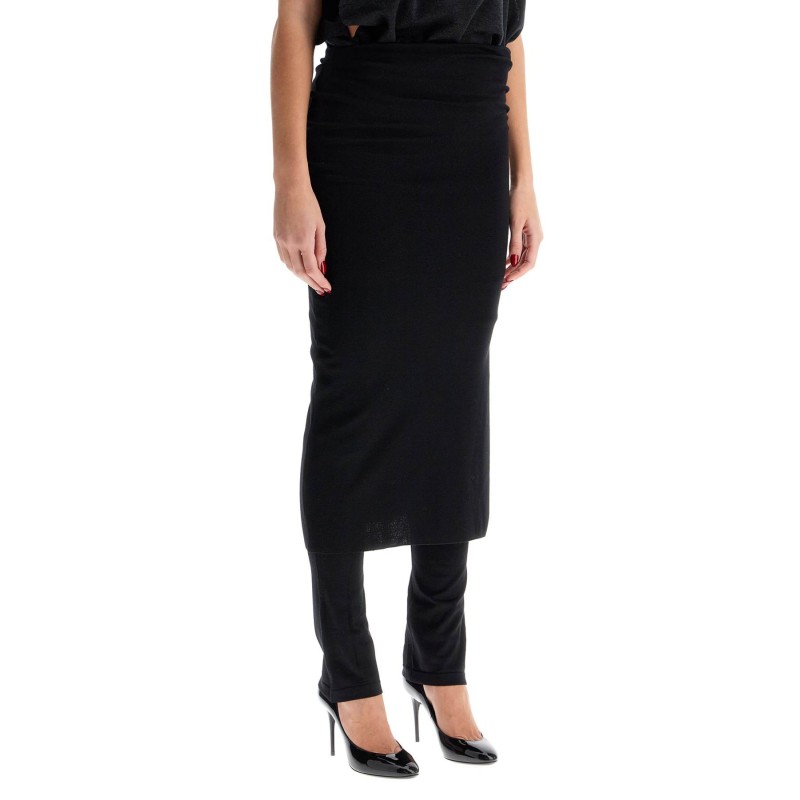 draped pant skirt