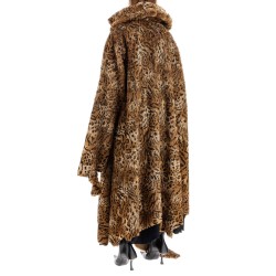 maxi faux fur coat in synthetic