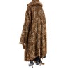 maxi faux fur coat in synthetic