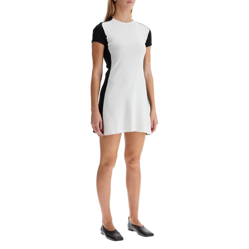 mini contrast frame dress