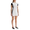 mini contrast frame dress