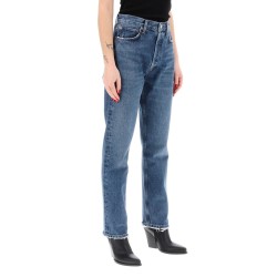 straight leg jeans from the 90's with high waist