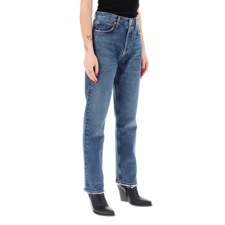 straight leg jeans from the 90's with high waist