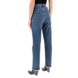 straight leg jeans from the 90's with high waist