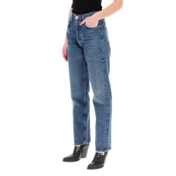 straight leg jeans from the 90's with high waist