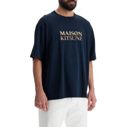 oversized t-shirt with gradient logo