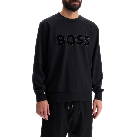 crewneck sweatshirt with logo