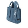 denim tech mini tote bag