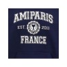 Ami Paris France Hoodie Navy