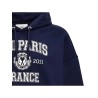 Ami Paris France Hoodie Navy