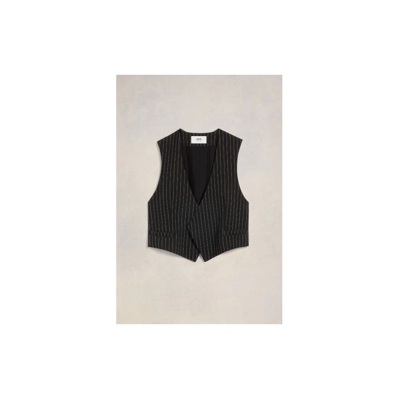 Ami Sleeveless Jacket Black