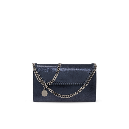 Stella Mccartney Navy Blue ‘Falabella’ Clutch