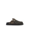 'ff jacquard fabric slip-on