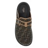 'ff jacquard fabric slip-on