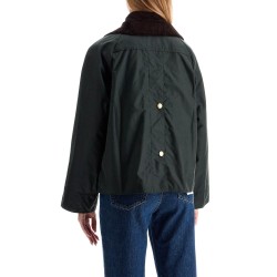 a-line cotton waxed jacket