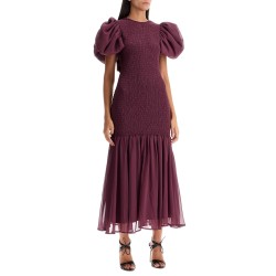 chiffon smock dress