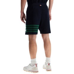 4-bar cotton bermuda shorts