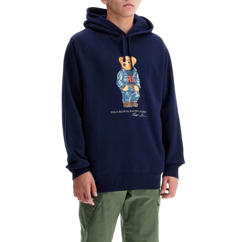 polo bear hooded sweatshirt