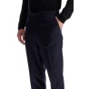 tailored flannel trousers for