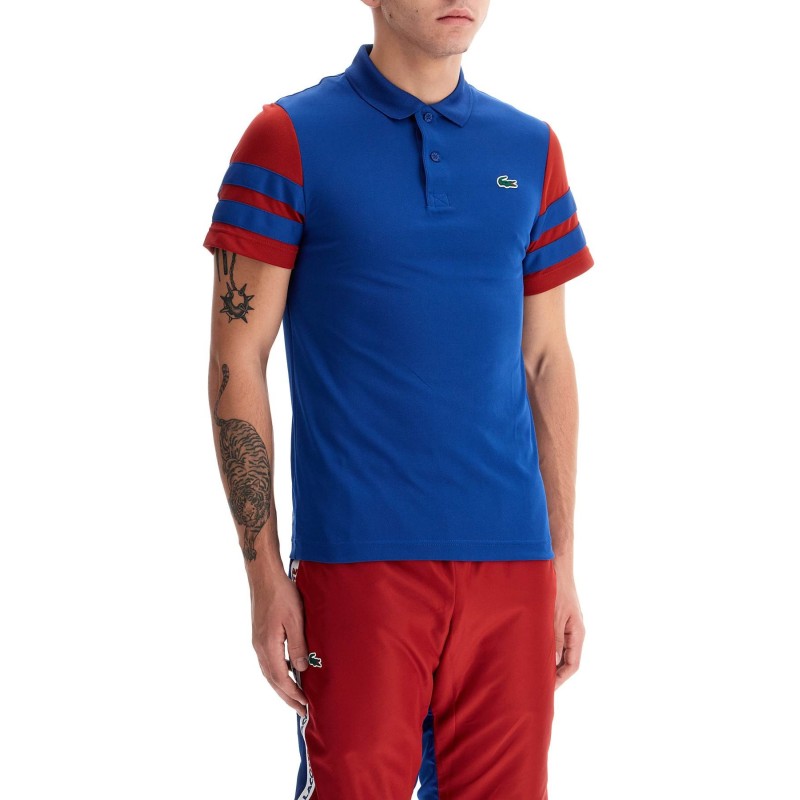 ultra-dry color block sports polo