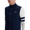 full zip sweatshirt with contrasting sleeves