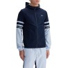 sporty jacket with contrasting sleeves