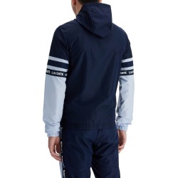 sporty jacket with contrasting sleeves