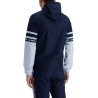 sporty jacket with contrasting sleeves