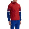 sporty jacket with contrasting sleeves