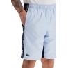 with logo on the bermuda shorts