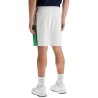 sporty color block bermuda shorts