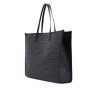 large jacquard-coated tote bag