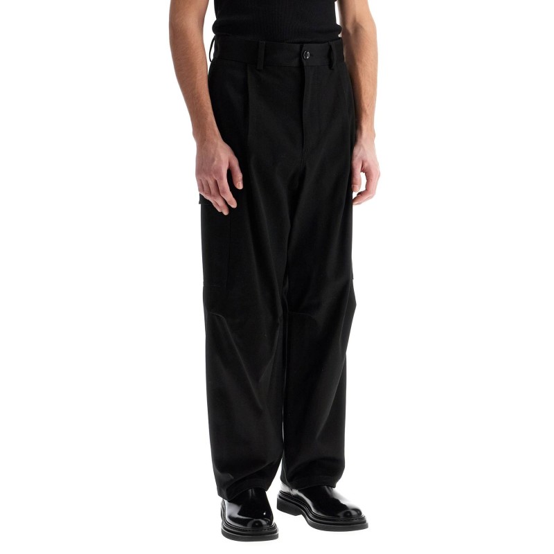 stretch cotton cargo pants for men/w