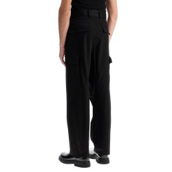 stretch cotton cargo pants for men/w