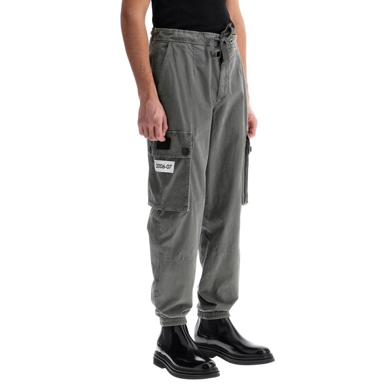 re-edition cotton cargo pants in