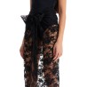 long lace maxi skirt